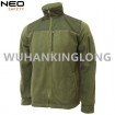 Hot Sell Army Green Polar Fleece Jacket with oxford fabric