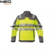 Men safety jacket visiable workwear  polar fleece  jacket
