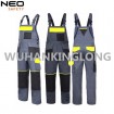 Mens Gray Workwear Bib Overalls Bibpants