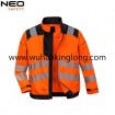 Mens Jacket High Quality Canvas Work Jacket with reflective stripes