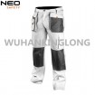 Multi Pockets White work cargo painter pants