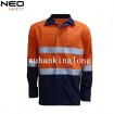 OEM 100% Cotton High Visibility Long Sleeve Wholesale Safety Shirt