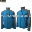 Previaling Style Blue+Gray Stretch Softshell Jacket For Men