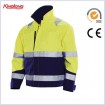 Roadside working safety mens jacket with high visibility reflective tapes