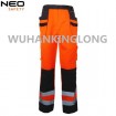 Safety Workwear Men Reflective Work Trousers With Knee Pads 