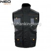 poly/cotton vest color combination workwear men's uniform