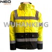 HIVI Yellow Safety Reflective Winter Parka