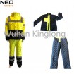 HIVI Yellow Waterproof Winter Safety  Parka and Pants