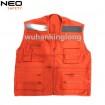 Reflective band with fishing vest multi pockets workwear